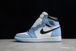 555088-134 AIR High Jordan University Black White Blue Retro 1 0401